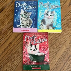 Magic Kitten books. Lot of 3